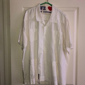 Cubavera linen white shirt and pants